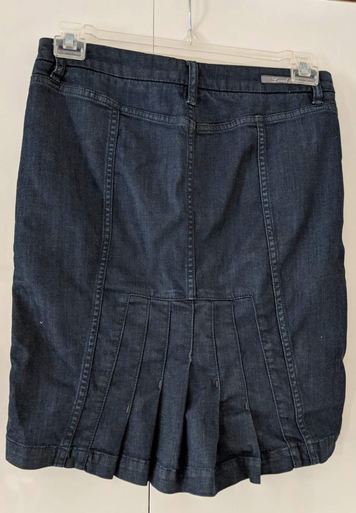 Level 99 Many Moods Denim Pencil Skirt - Picture 2 of 4
